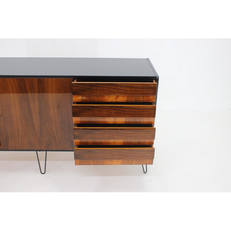 Vintage walnut sideboard by Jiri Jiroutek, Czechoslovakia 1960s