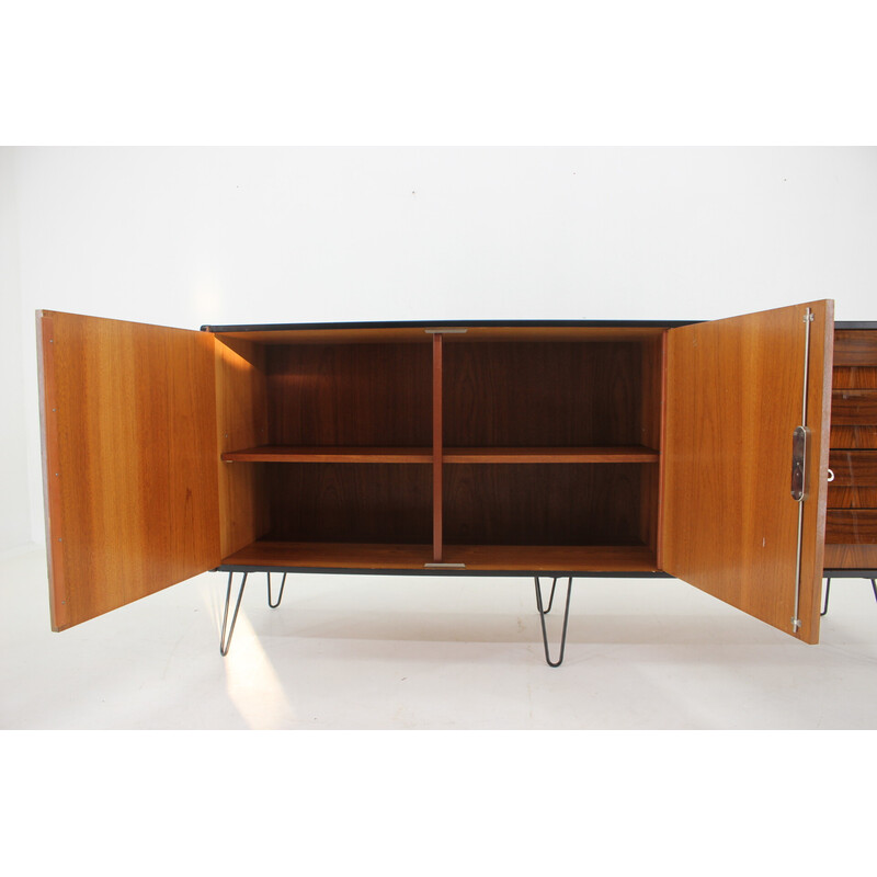 Vintage walnut sideboard by Jiri Jiroutek, Czechoslovakia 1960s