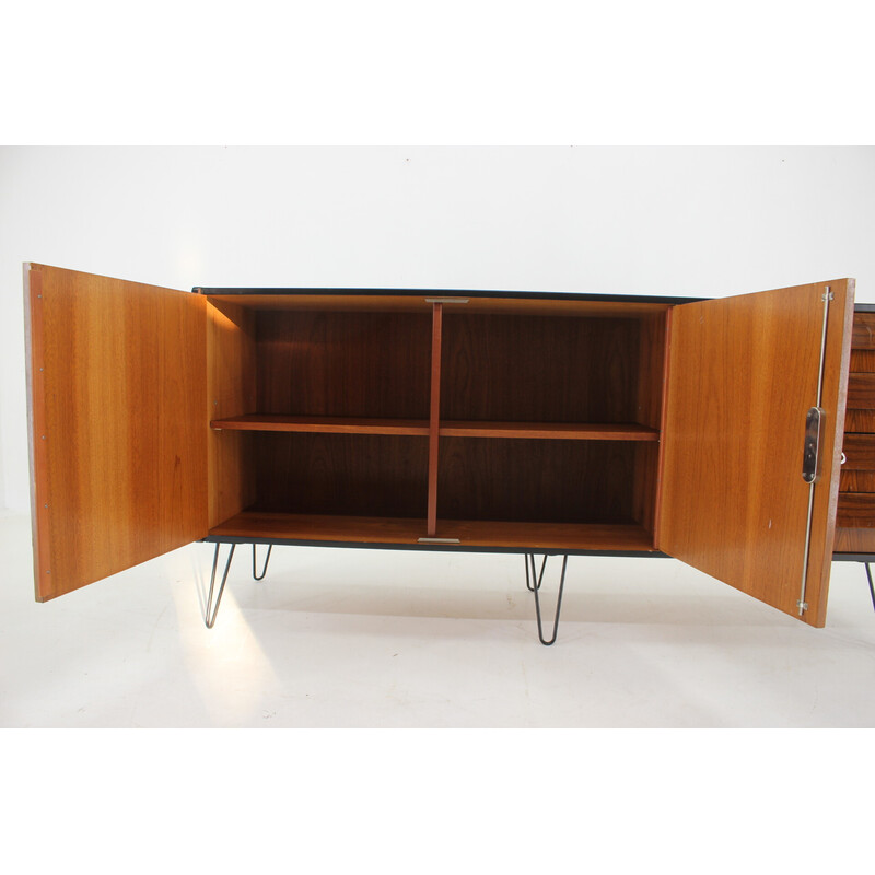 Vintage walnut sideboard by Jiri Jiroutek, Czechoslovakia 1960s