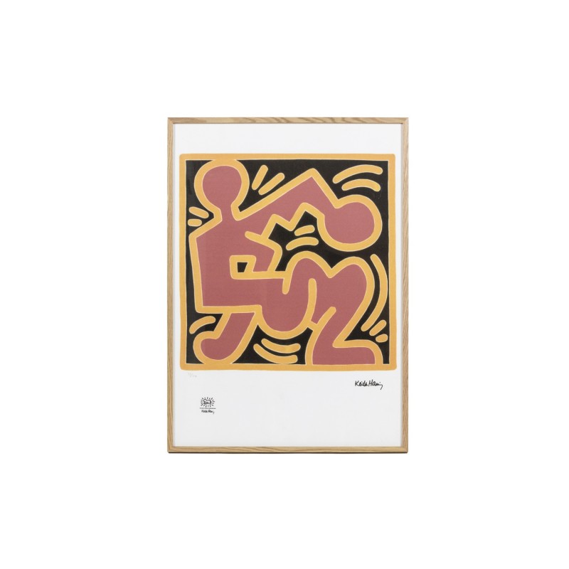 Vintage silkscreen by Keith Haring, 1990