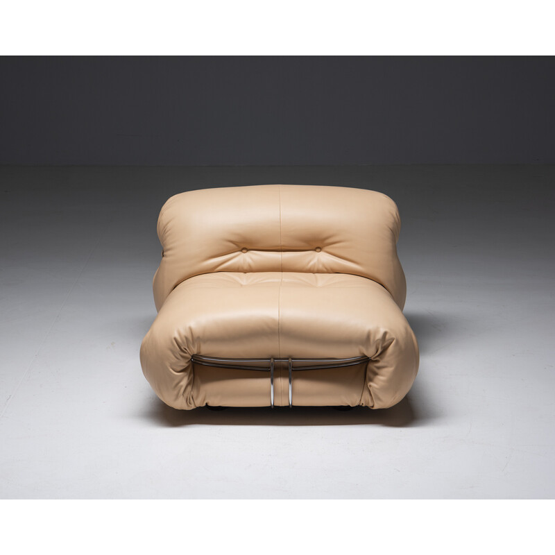 Pareja de sillones italianos de época "Soriana" de Tobia y Afra Scarpa para Cassina, 1960