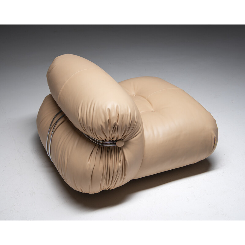 Pareja de sillones italianos de época "Soriana" de Tobia y Afra Scarpa para Cassina, 1960