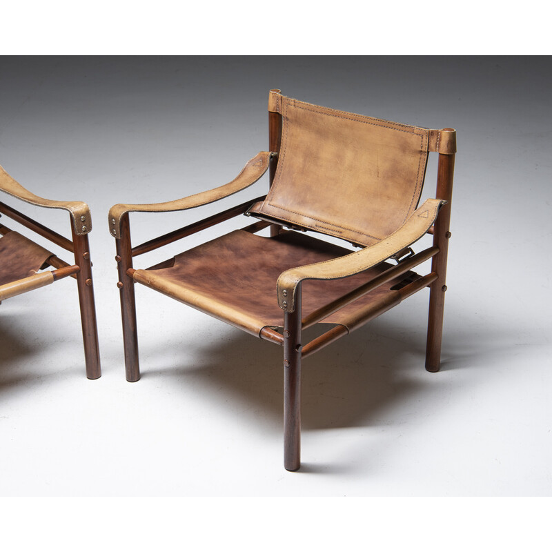 Pair of vintage "Sirocco" armchairs by Arne Norell for Norell Møbler, Sweden 1960