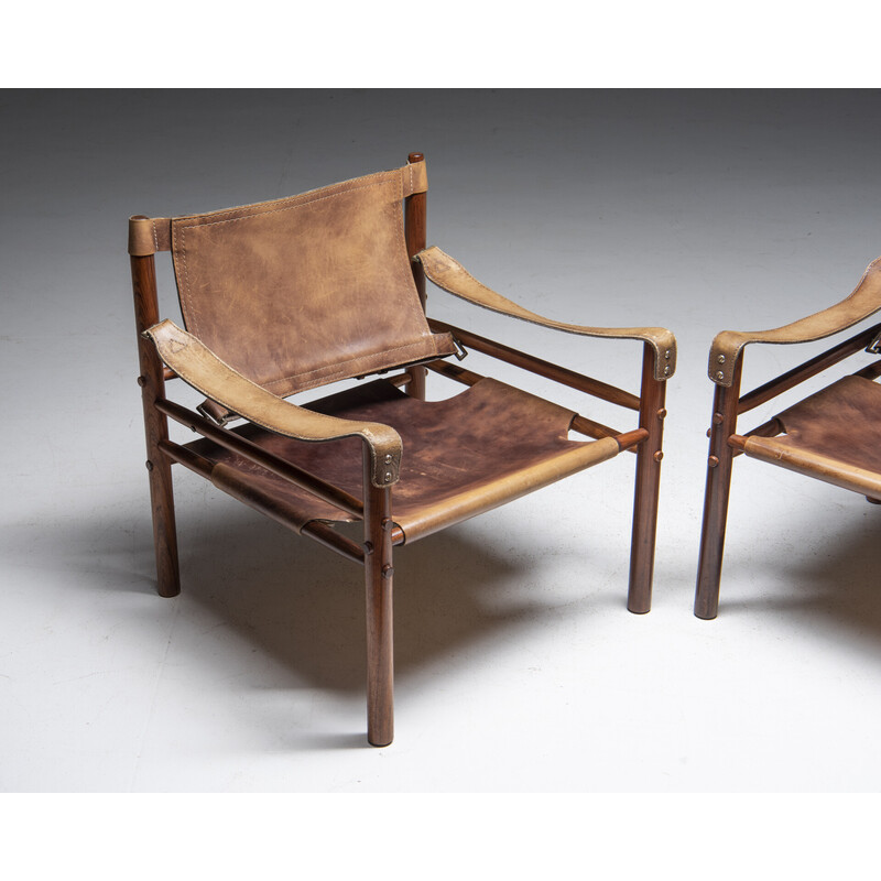 Paire de fauteuils vintage "Sirocco" par Arne Norell pour Norell Møbler, Suède 1960