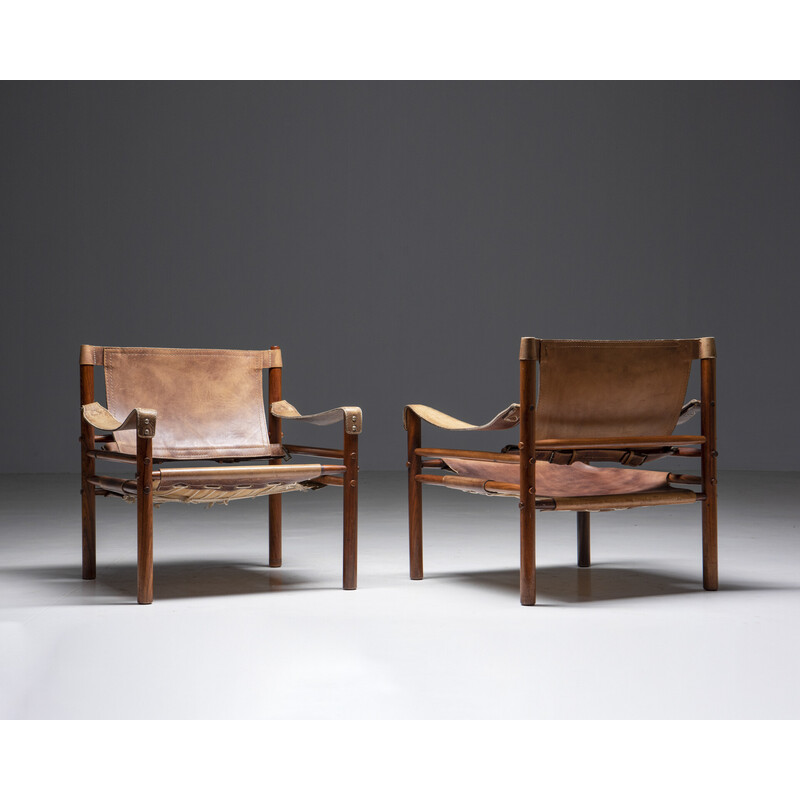 Pair of vintage "Sirocco" armchairs by Arne Norell for Norell Møbler, Sweden 1960