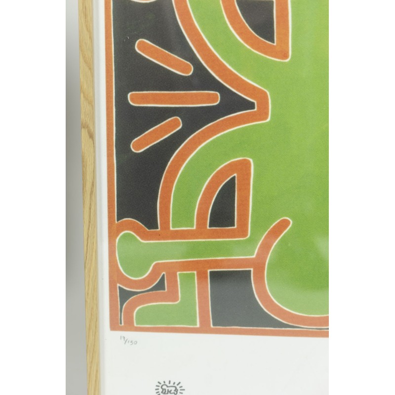 Vintage silkscreen por Keith Haring, 1990