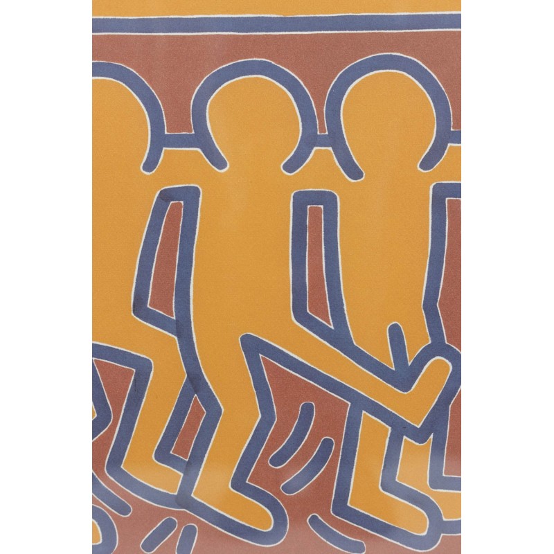 Vintage silkscreen by Keith Haring, 1990