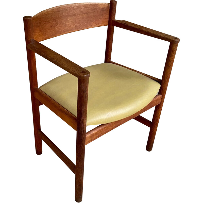 Vintage fauteuil van Borge Mogensen voor Fredericia Stole Fabrice