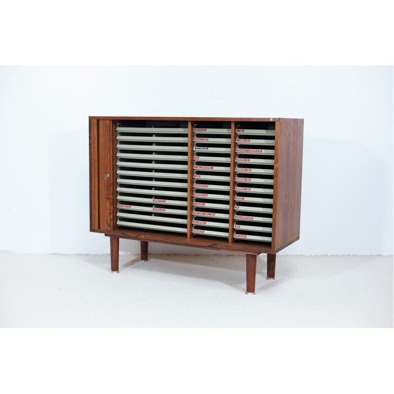 Vintage rosewood highboard by Marius Byrialsen for Nipu Møbler, 1960