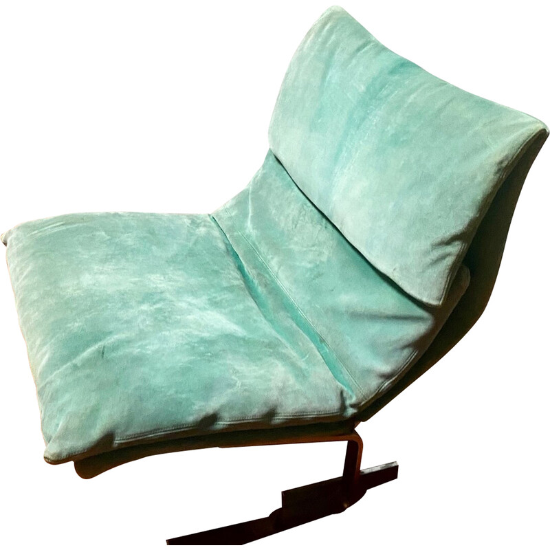 Vintage fauteuil model Onda Wave van Giovanni Offredi voor Saporiti, 1975
