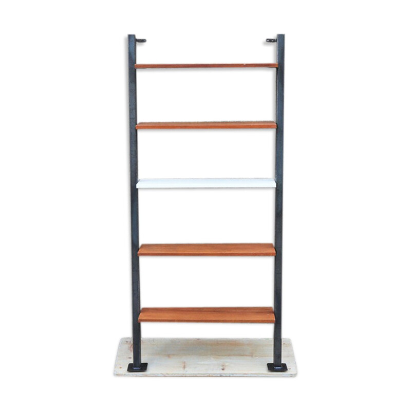 Metal industrial bookcase - 1960