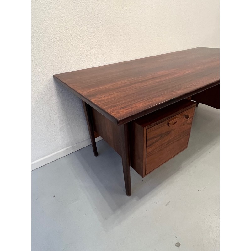 Vintage Rio Rosewood desk por Kai Kristiansen, Dinamarca 1960