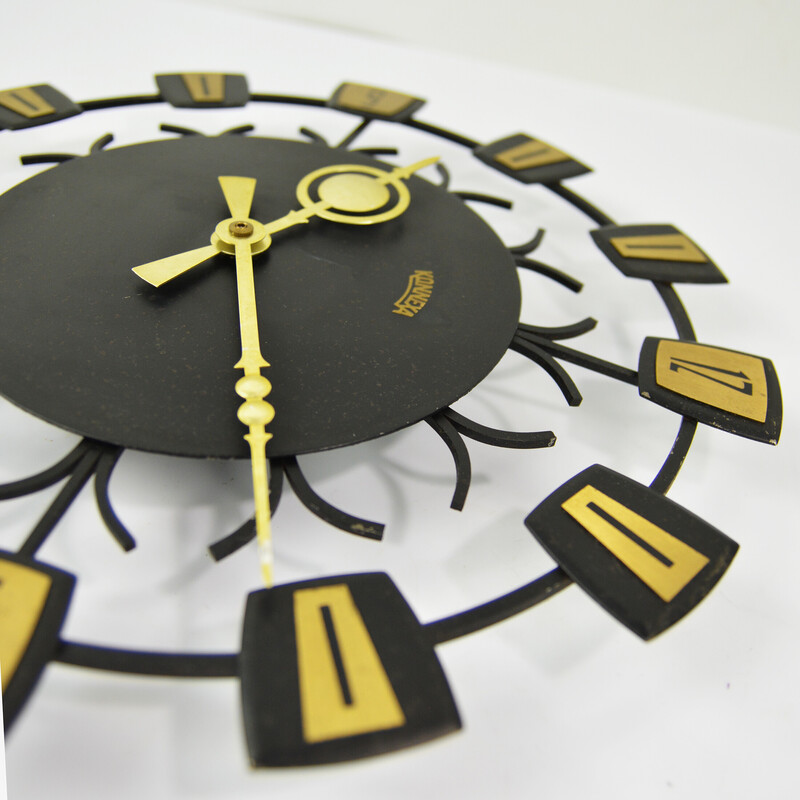 Vintage pendant clock by Konnexa, Germany 1970s