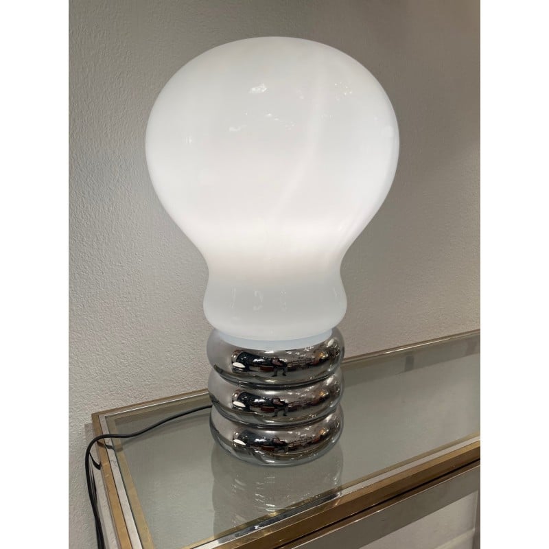 Lámpara de mesa Vintage Giant Bulb de Ingo Maurer, Alemania 1966