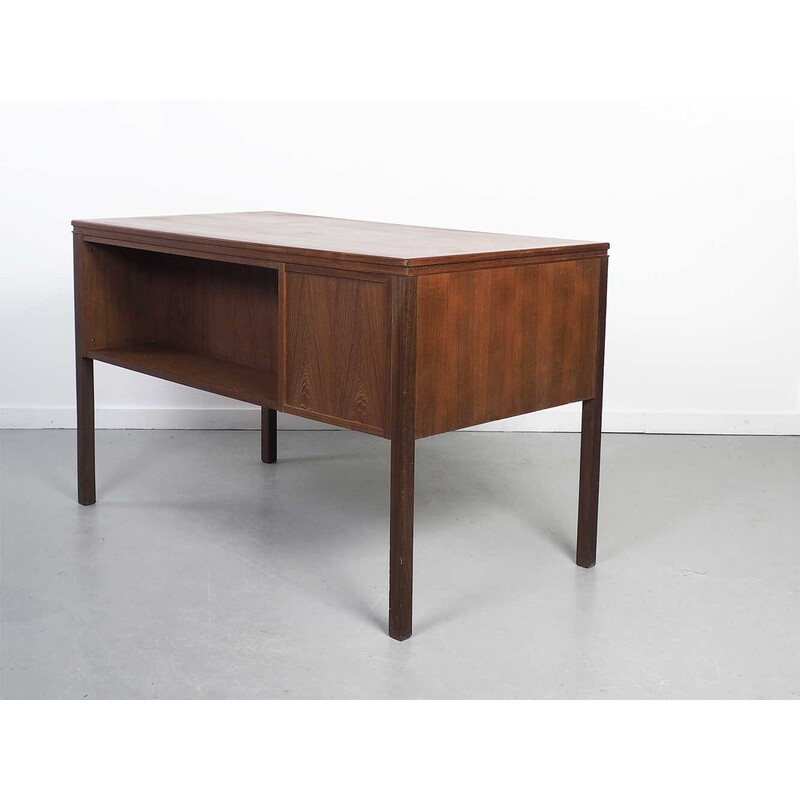 Vintage teak desk by Erik Brouer for Brouer Mobelfabrik, Denmark 1960s