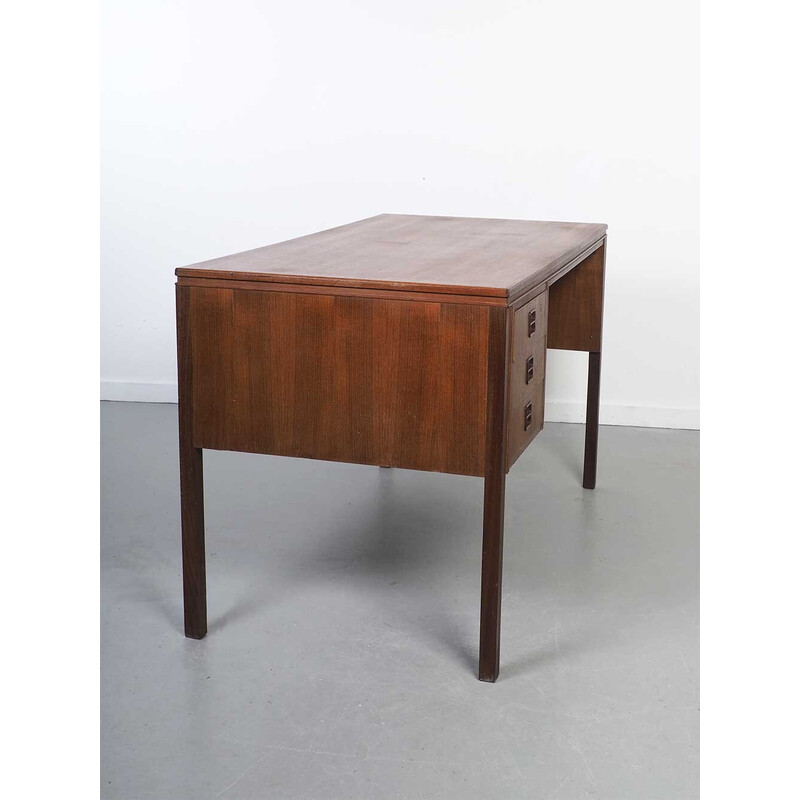 Vintage teak desk by Erik Brouer for Brouer Mobelfabrik, Denmark 1960s