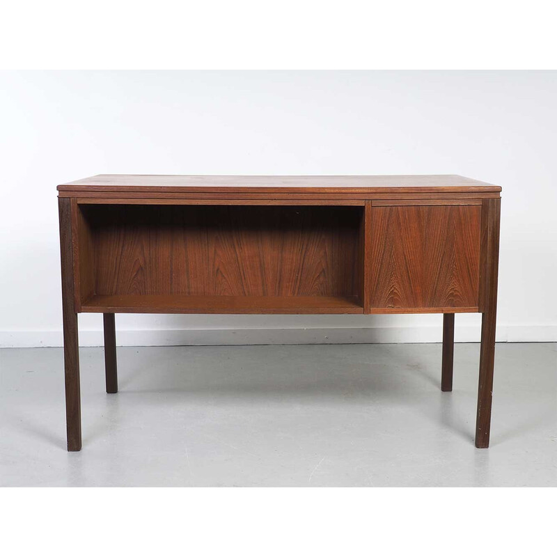 Vintage teak desk by Erik Brouer for Brouer Mobelfabrik, Denmark 1960s