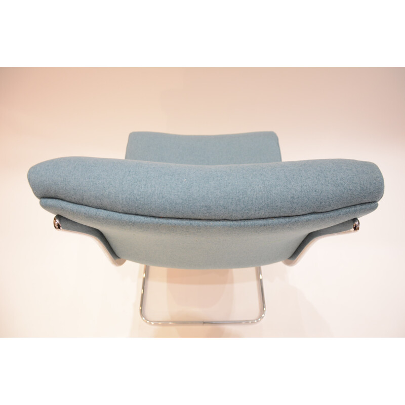 Blue armchair from ex-GDR - 1970s