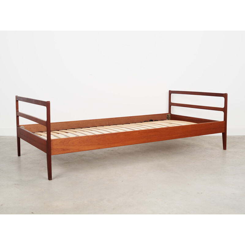 Vintage teak bed, Denmark 1970s