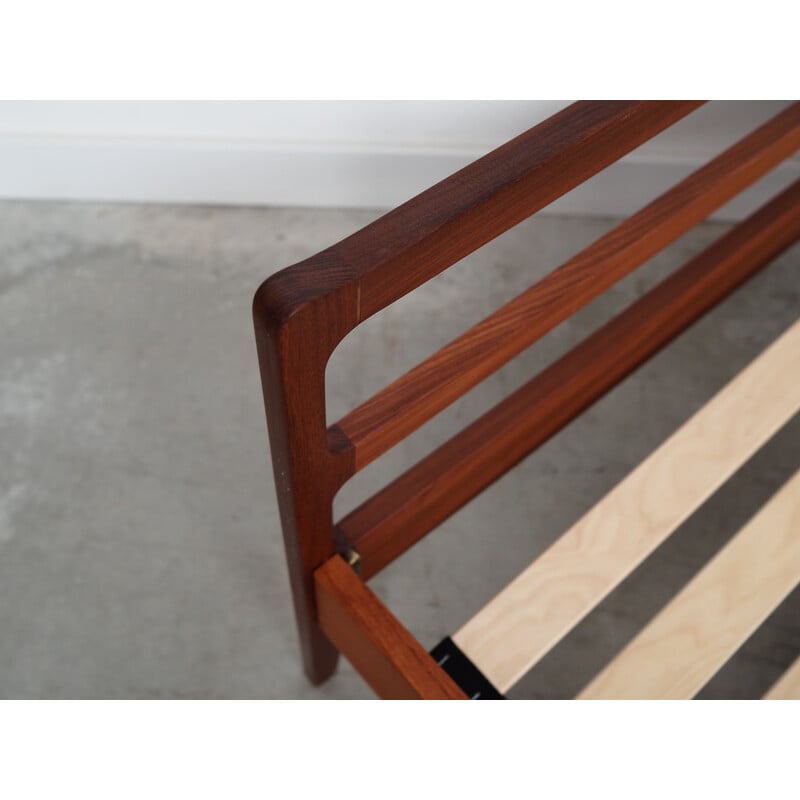 Vintage teak bed, Denmark 1970s