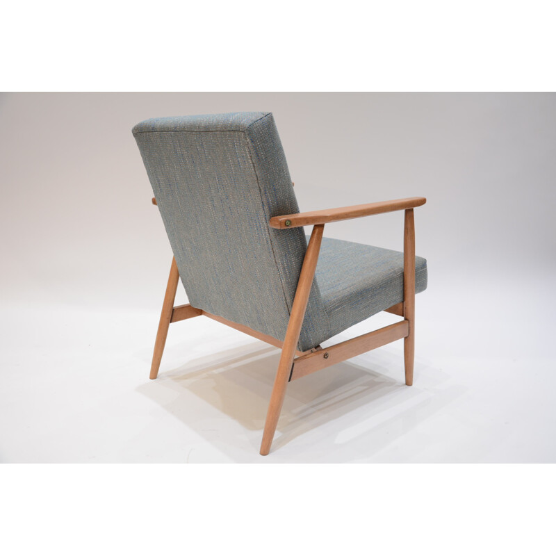 Grey polish armchair - 1960s