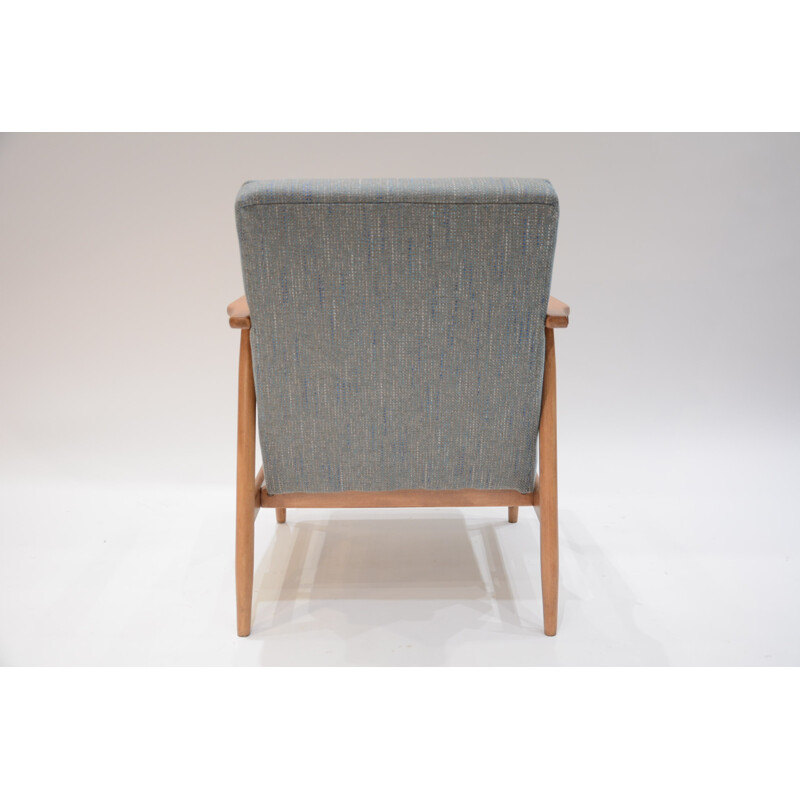 Grey polish armchair - 1960s