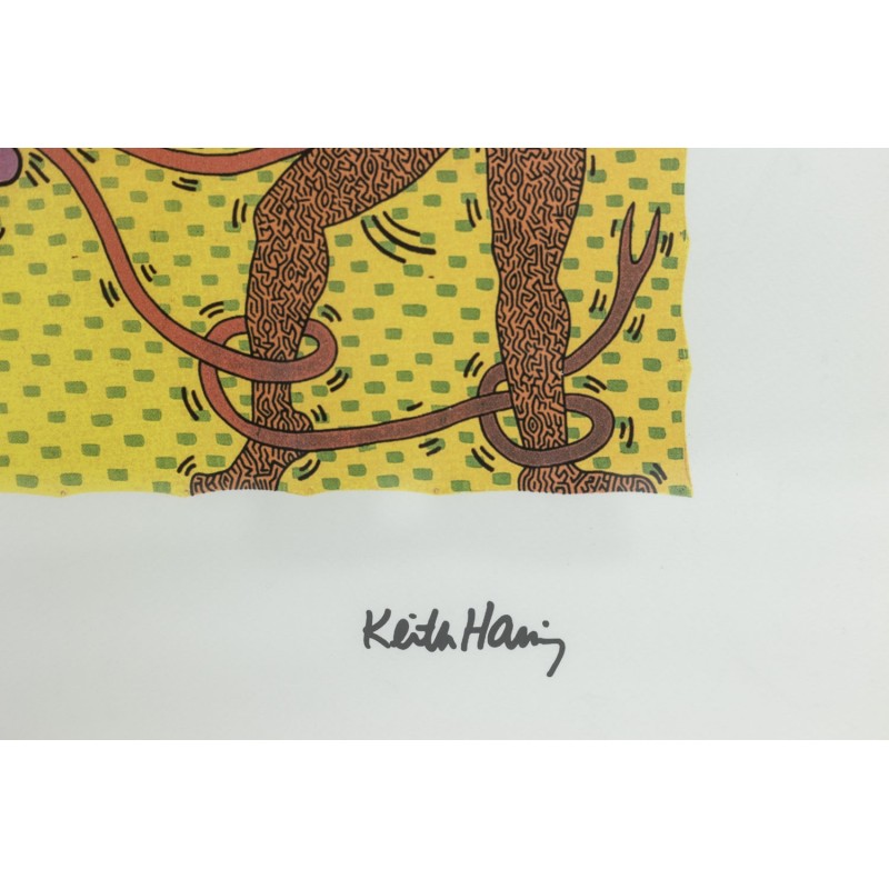 Sérigraphie vintage par Keith Haring, 1990