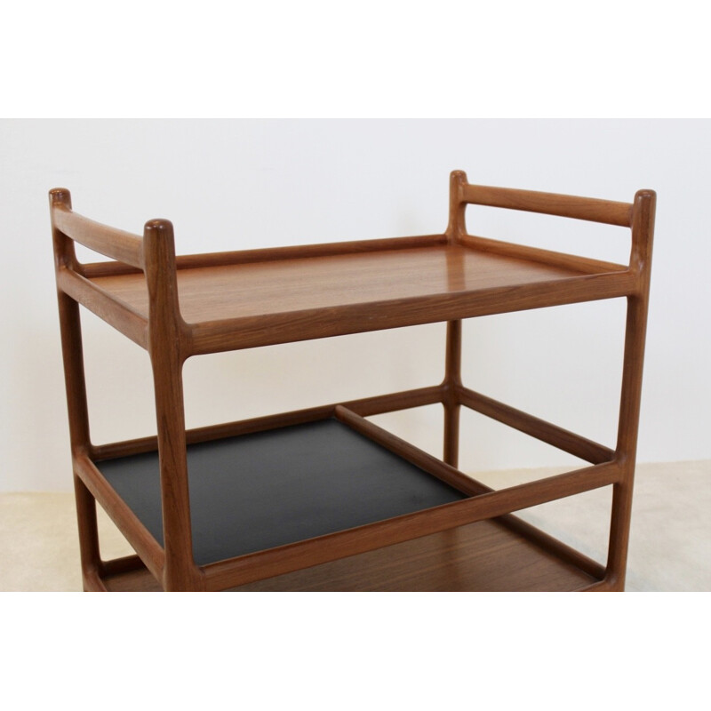 Teak bar cart by Johannes Andersen for CFC Silkeborg - 1960s