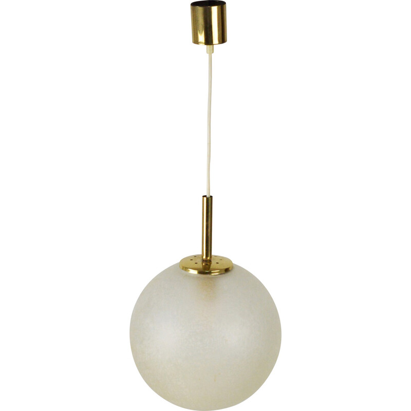 Vintage mother-of-pearl pendant lamp, 1970s