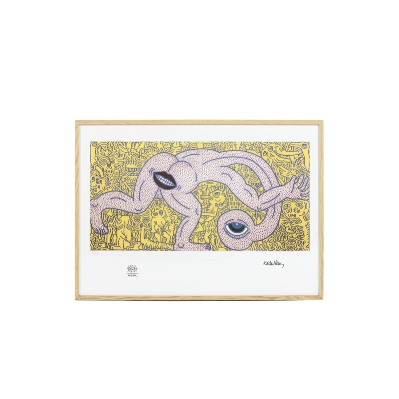 Vintage silkscreen por Keith Haring, 1990