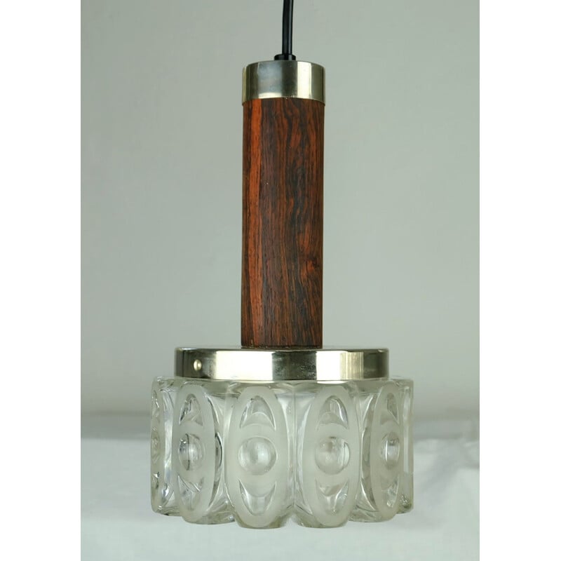 Mid-century cascade pendant lamp produced by Hillebrand  - 1960s