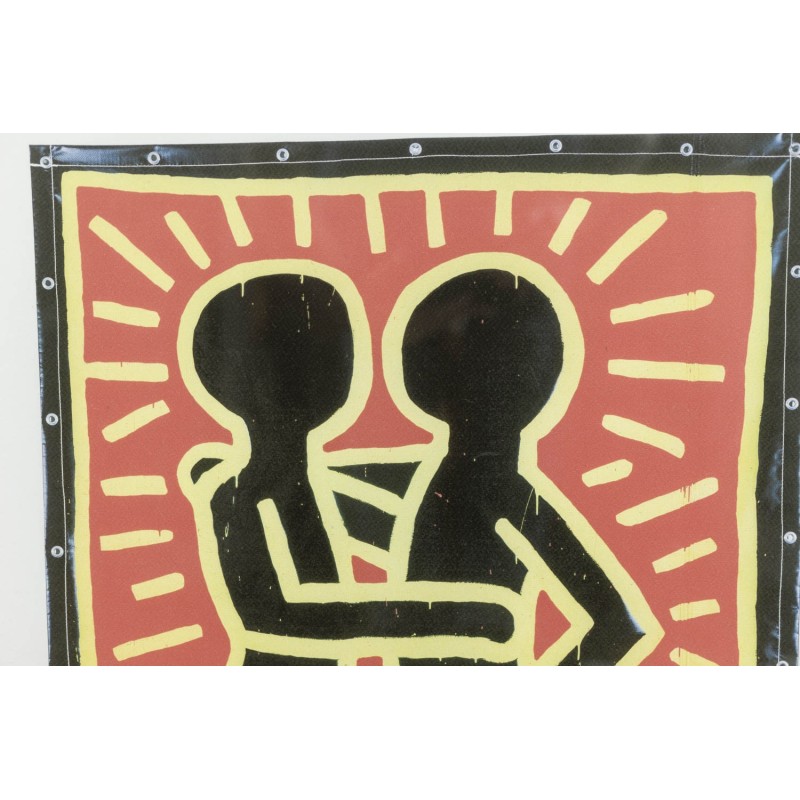 Vintage silkscreen por Keith Haring, 1990