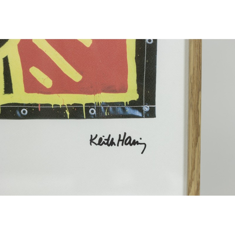 Serigrafia d'epoca di Keith Haring, 1990