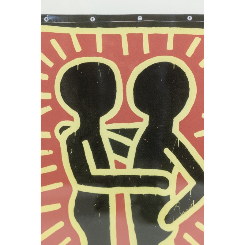 Vintage silkscreen by Keith Haring, 1990