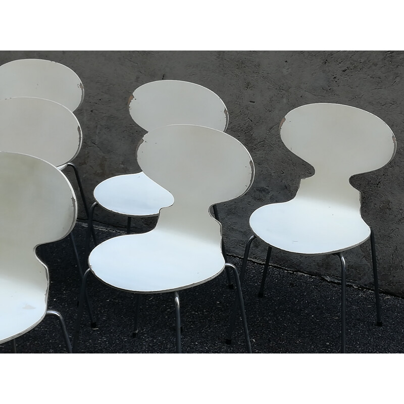 Set of ten chairs model Ant 3100 by Arne Jacobsen for Fritz Hansen - 1970s