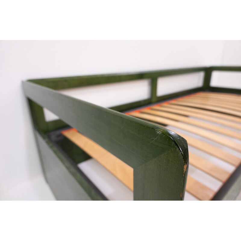 Daybed verde de mediados de siglo por Derk Jan de Vries, Italia 1960s