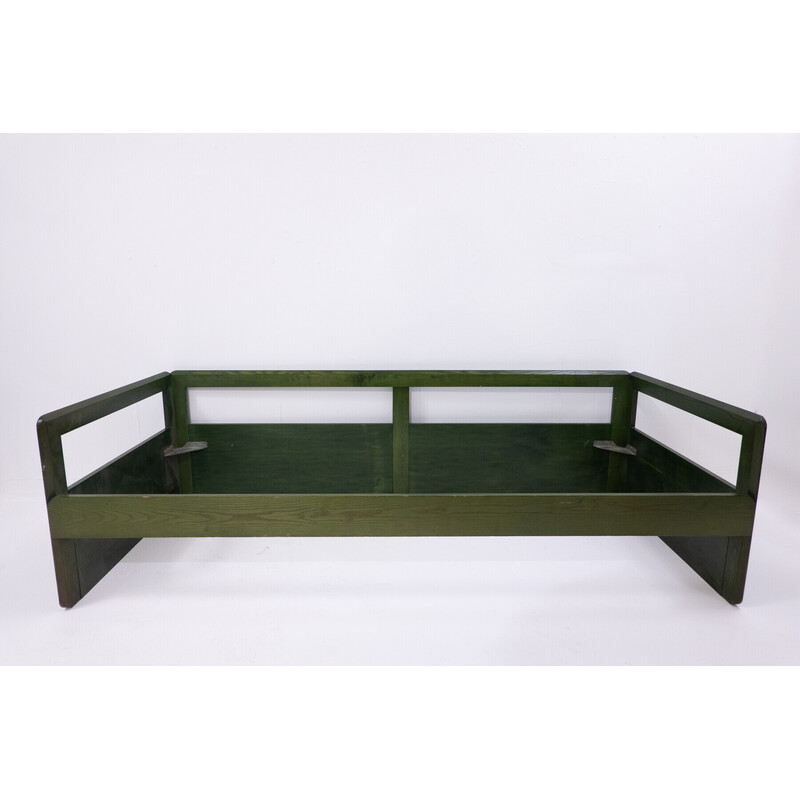 Daybed verde de mediados de siglo por Derk Jan de Vries, Italia 1960s