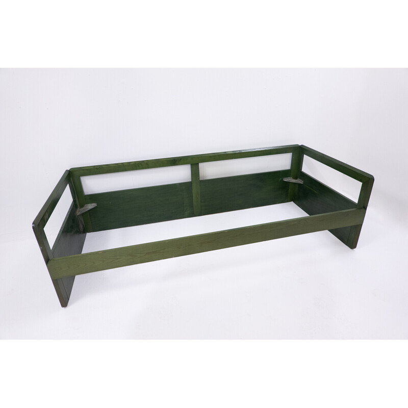 Mid-century green daybed by Derk Jan de Vries, Italy 1960s