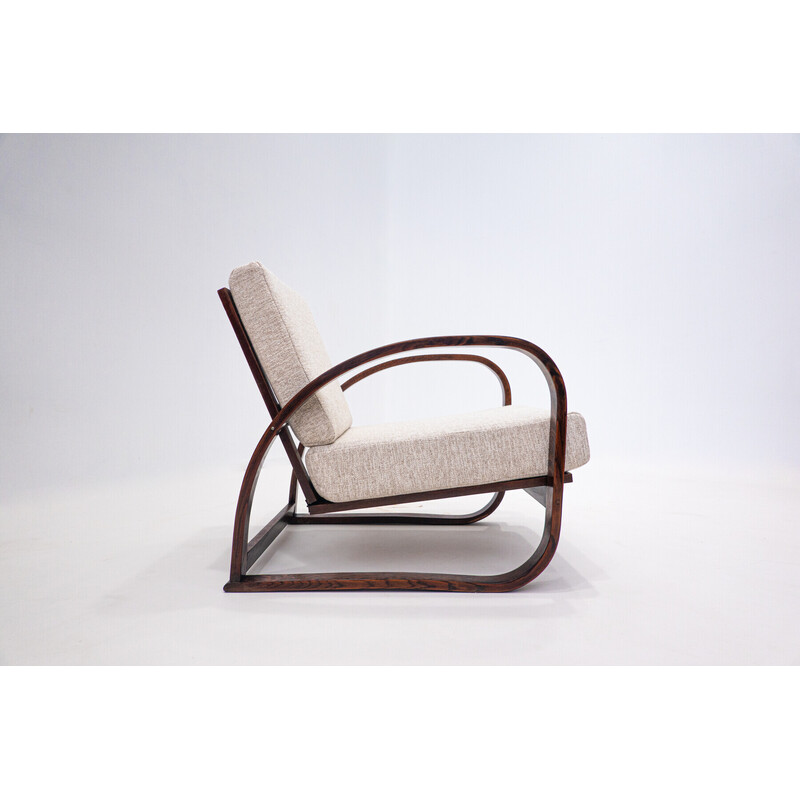 Pair of mid-century H70 armchairs by Jindrich Halabala