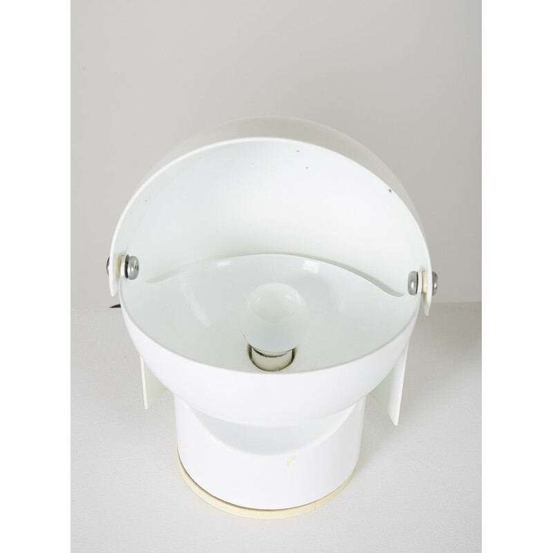 Lámpara vintage Pileino en metal lacado blanco de Gae Aulenti para Artemide, Italia 1970