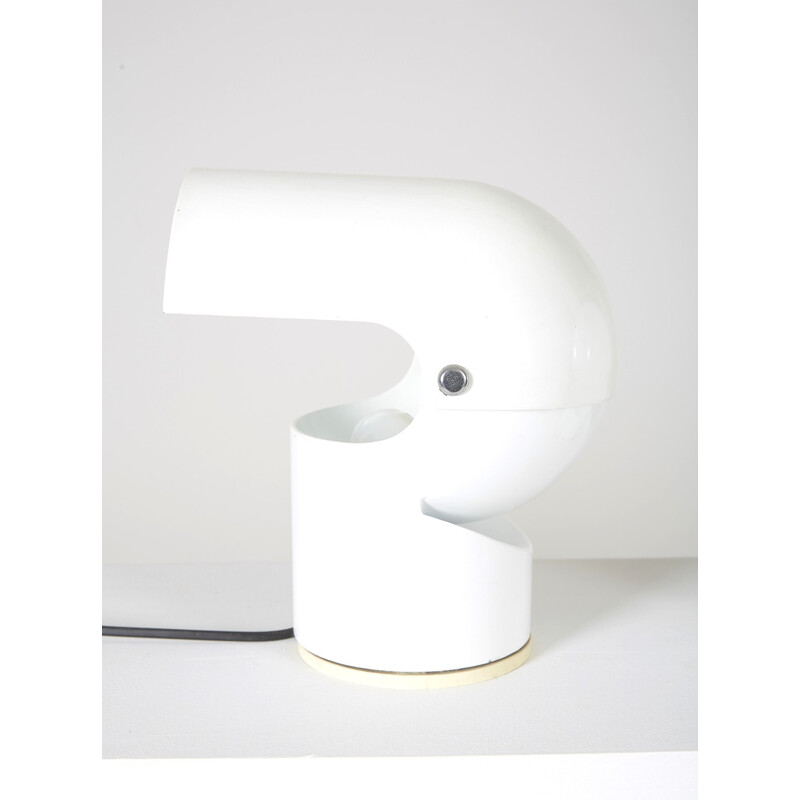 Lampe vintage Pileino en métal laqué blanc par Gae Aulenti pour Artemide, Italie 1970