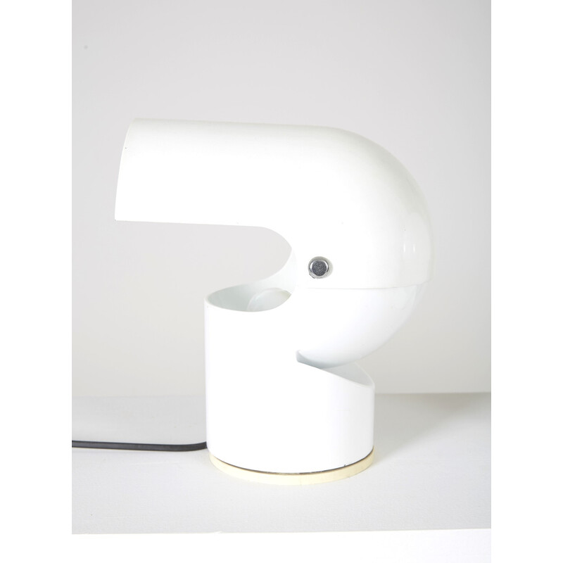 Vintage Pileino lamp in white lacquered metal by Gae Aulenti for Artemide, Italy 1970s