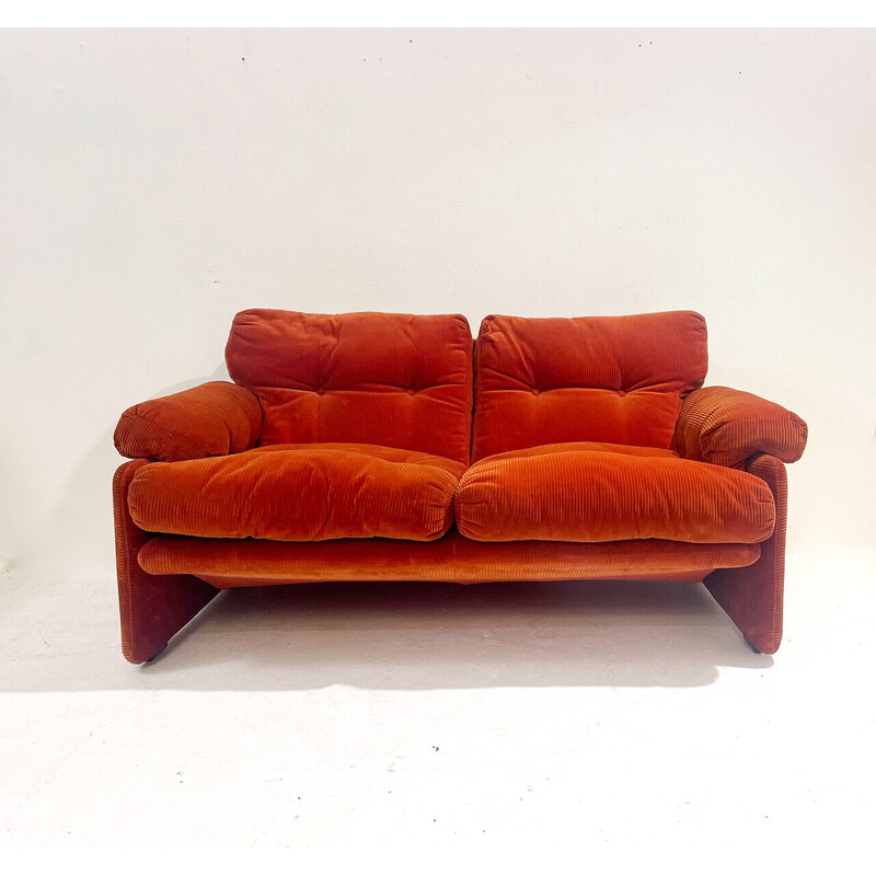 Vintage 2-seater Coronado sofa by Tobia Scarpa for C&B Italia, Italy