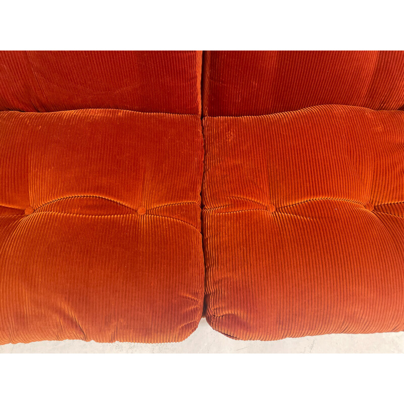 Sofá Vintage Coronado de 2 lugares por Tobia Scarpa para C