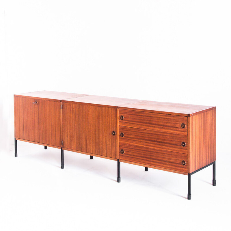 Vintage sideboard by Guariche, Motte and Mortier, France 1955s