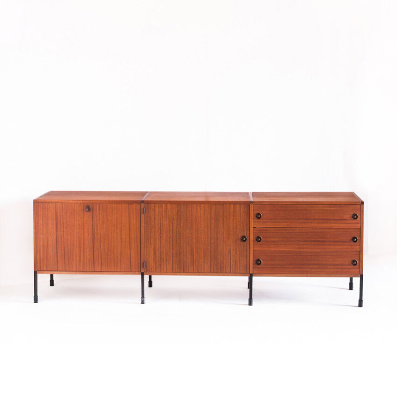 Vintage sideboard by Guariche, Motte and Mortier, France 1955s