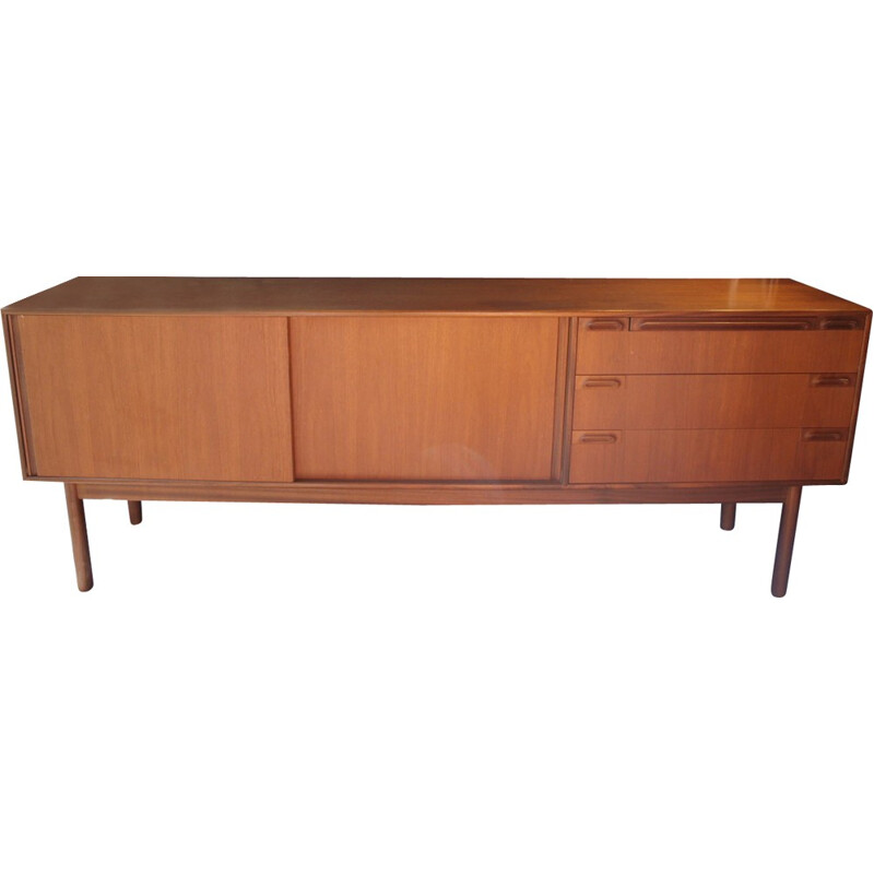 Sideboard in teak produced by Mcintosh - 1960s ESTAMPILLE 12/04