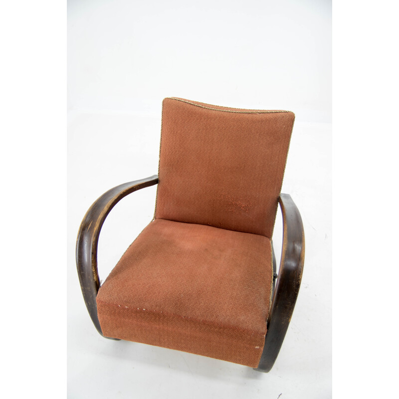 Fauteuil vintage H 269 de Jindřich Halabala, 1940