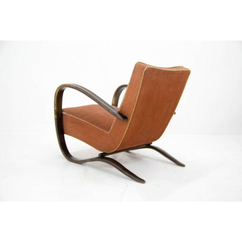 Vintage armchair H 269 by Jindřich Halabala, 1940s