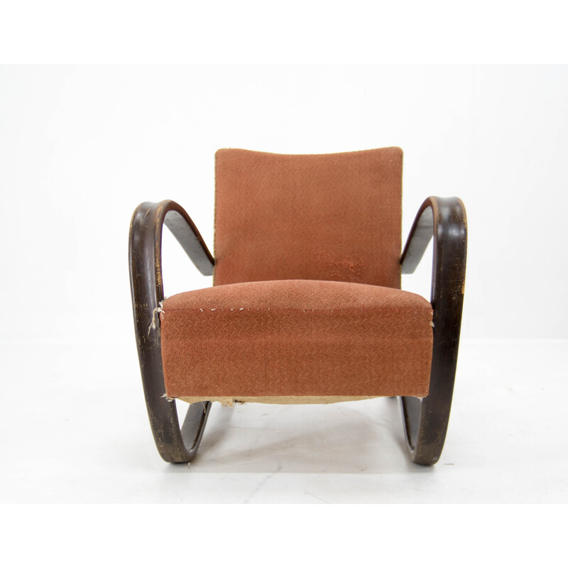 Vintage armchair H 269 by Jindřich Halabala, 1940s